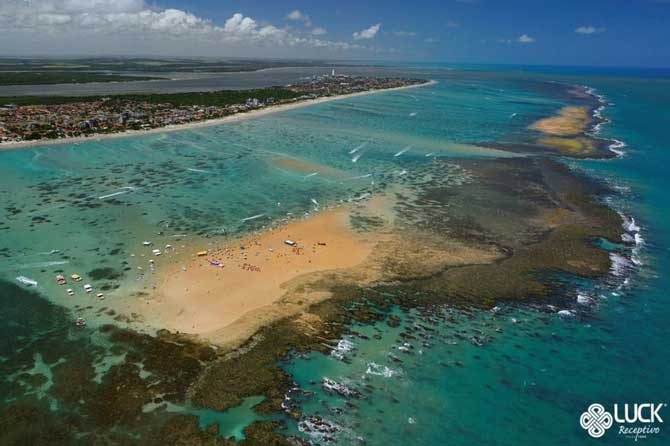 ilha de areia vermelha